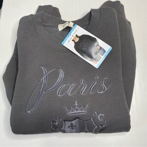 Paris Crewneck Sweatshirt, Large